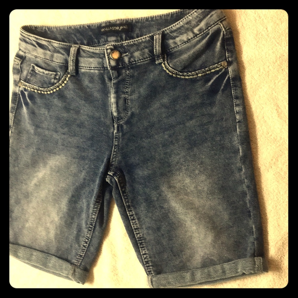 Denim  long shorts